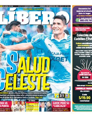 Edición Impresa - Libero | Norte - Domingo 08 de Marzo del 2026