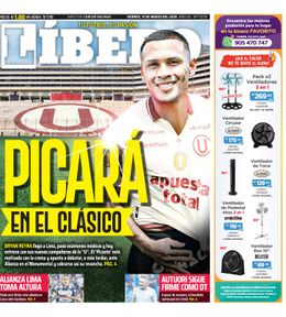 Edición Impresa - Libero | Lima - Viernes 13 de Marzo del 2026