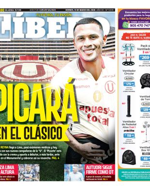 Edición Impresa - Libero | Norte - Viernes 13 de Marzo del 2026