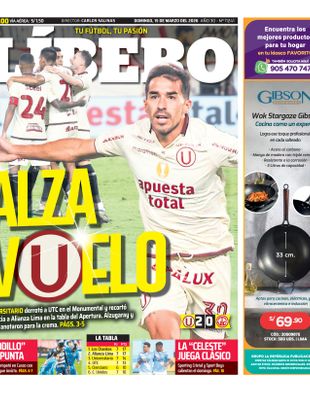 Edición Impresa - Libero | Sur - Domingo 15 de Marzo del 2026