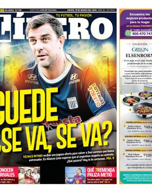 Edición Impresa - Libero | Sur - Jueves 19 de Marzo del 2026