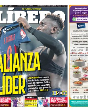 Edición Impresa - Libero | Sur - Domingo 22 de Marzo del 2026