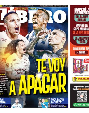 Edición Impresa - Libero | Norte - Viernes 03 de Abril del 2026