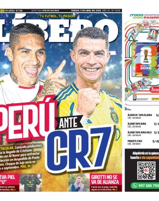 Edición Impresa - Libero | Norte - Sabado 11 de Abril del 2026