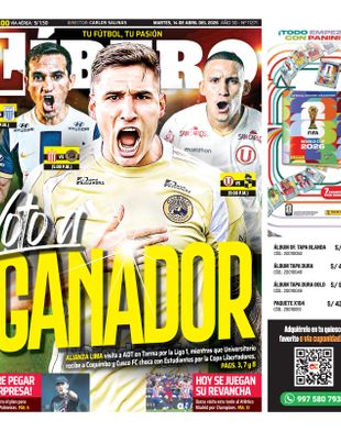 Edición Impresa - Libero | Sur - Martes 14 de Abril del 2026