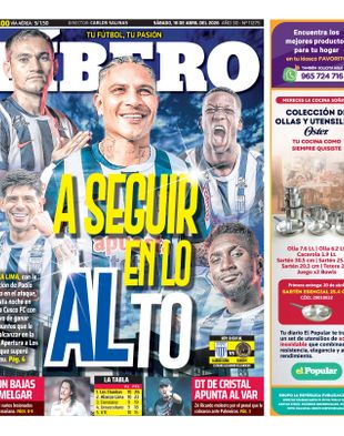 Edición Impresa - Libero | Sur - Sabado 18 de Abril del 2026