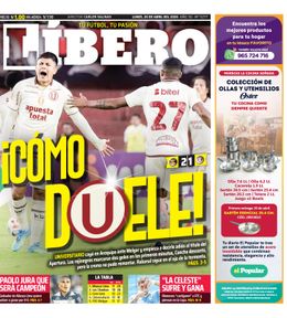 Edición Impresa - Libero | Lima - Lunes 20 de Abril del 2026