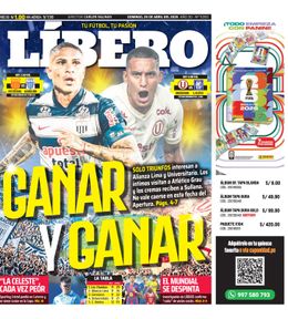 Edición Impresa - Libero | Lima - Domingo 26 de Abril del 2026