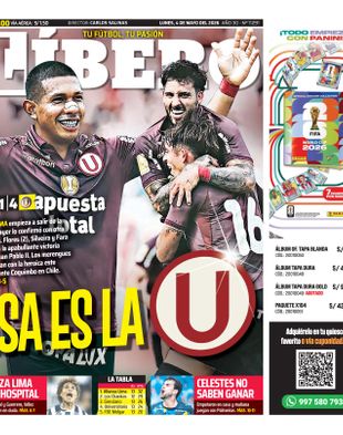 Edición Impresa - Libero | Norte - Lunes 04 de Mayo del 2026