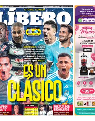 Edición Impresa - Libero | Norte - Sabado 09 de Mayo del 2026