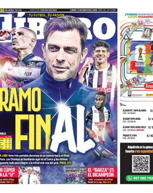 Edición Impresa - Libero | Norte - Lunes 11 de Mayo del 2026