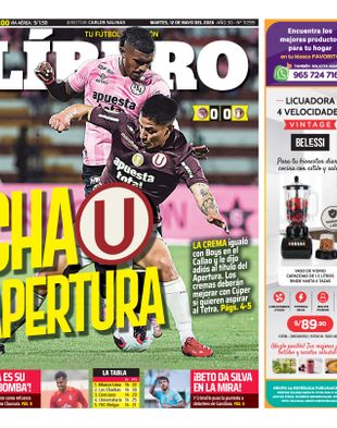 Edición Impresa - Libero | Sur - Martes 12 de Mayo del 2026