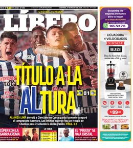 Edición Impresa - Libero | Lima - Domingo 17 de Mayo del 2026