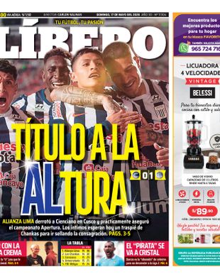 Edición Impresa - Libero | Norte - Domingo 17 de Mayo del 2026