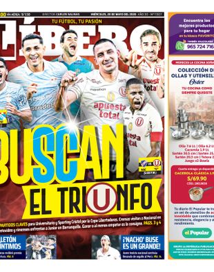 Edición Impresa - Libero | Sur - Miercoles 20 de Mayo del 2026