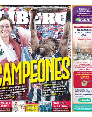 Edición Impresa - Libero | Sur - Domingo 24 de Mayo del 2026