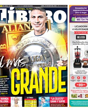Edición Impresa - Libero | Norte - Lunes 25 de Mayo del 2026