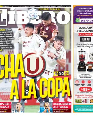 Edición Impresa - Libero | Norte - Miercoles 27 de Mayo del 2026