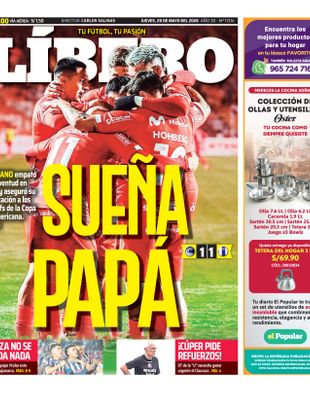 Edición Impresa - Libero | Sur - Jueves 28 de Mayo del 2026