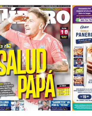 Edición Impresa - Libero | Sur - Lunes 01 de Junio del 2026