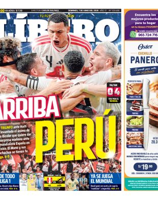 Edición Impresa - Libero | Norte - Domingo 07 de Junio del 2026