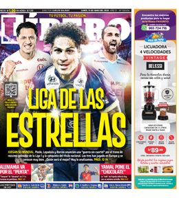 Edición Impresa - Libero | Lima - Lunes 15 de Junio del 2026
