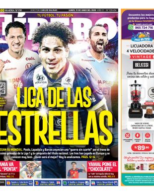 Edición Impresa - Libero | Sur - Lunes 15 de Junio del 2026