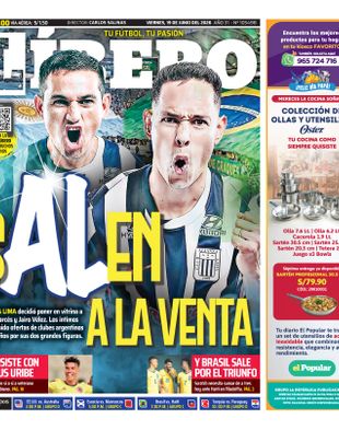 Edición Impresa - Libero | Sur - Viernes 19 de Junio del 2026