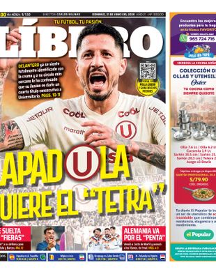 Edición Impresa - Libero | Sur - Domingo 21 de Junio del 2026
