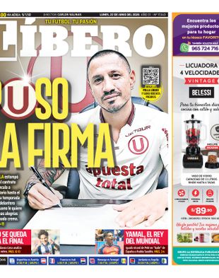 Edición Impresa - Libero | Norte - Lunes 22 de Junio del 2026