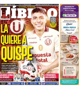 Edición Impresa - Libero | Lima - Miercoles 01 de Julio del 2026