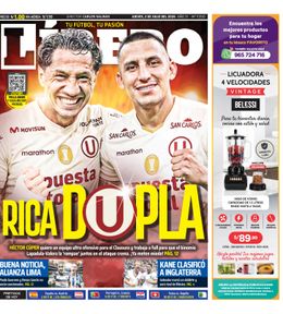 Edición Impresa - Libero | Lima - Jueves 02 de Julio del 2026