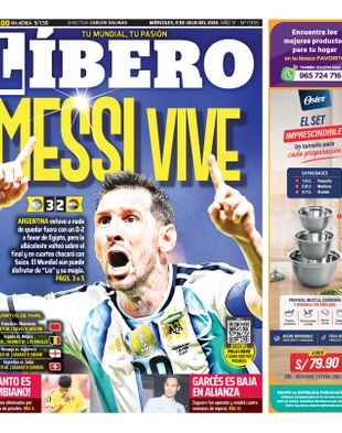 Edición Impresa - Libero | Norte - Miercoles 08 de Julio del 2026