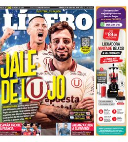 Edición Impresa - Libero | Lima - Sabado 11 de Julio del 2026