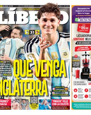 Edición Impresa - Libero | Sur - Domingo 12 de Julio del 2026