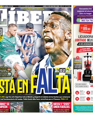 Edición Impresa - Libero | Norte - Lunes 13 de Julio del 2026