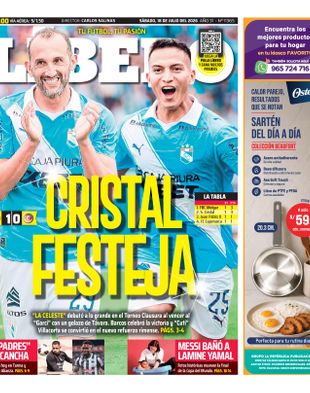 Edición Impresa - Libero | Norte - Sabado 18 de Julio del 2026