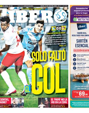 Edición Impresa - Libero | Sur - Jueves 23 de Julio del 2026