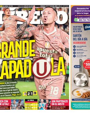 Edición Impresa - Libero | Norte - Sabado 25 de Julio del 2026