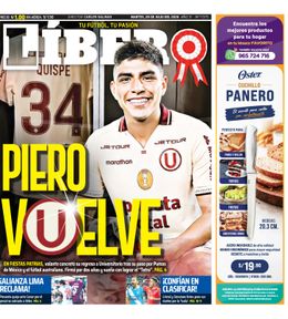 Edición Impresa - Libero | Lima - Martes 28 de Julio del 2026