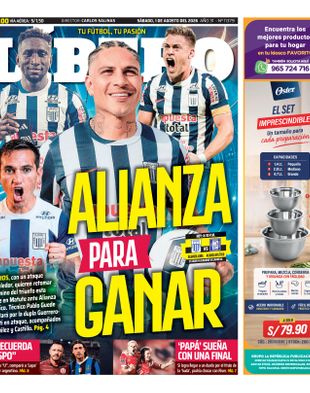 Edición Impresa - Libero | Norte - Sabado 01 de Agosto del 2026