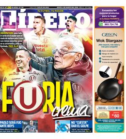 Edición Impresa - Libero | Lima - Jueves 06 de Agosto del 2026