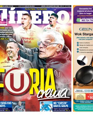 Edición Impresa - Libero | Sur - Jueves 06 de Agosto del 2026