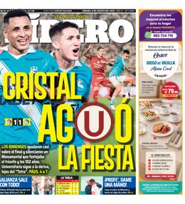 Edición Impresa - Libero | Lima - Sabado 08 de Agosto del 2026