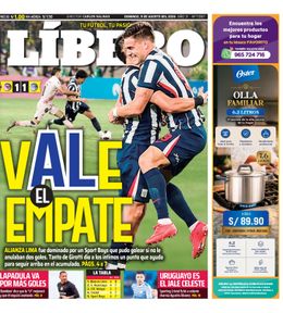 Edición Impresa - Libero | Lima - Domingo 09 de Agosto del 2026