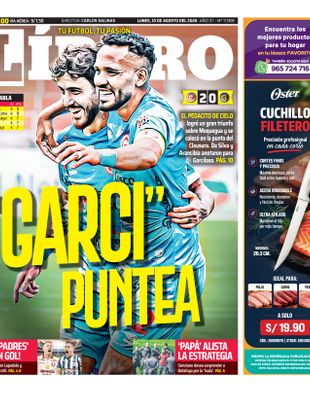 Edición Impresa - Libero | Sur - Lunes 10 de Agosto del 2026