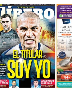 Edición Impresa - Libero | Norte - Miercoles 12 de Agosto del 2026