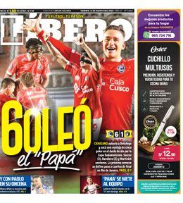 Edición Impresa - Libero | Lima - Viernes 14 de Agosto del 2026