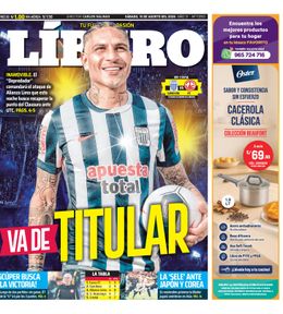 Edición Impresa - Libero | Lima - Sabado 15 de Agosto del 2026