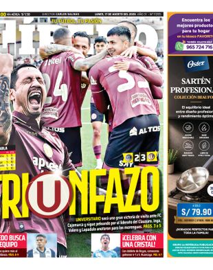 Edición Impresa - Libero | Norte - Lunes 17 de Agosto del 2026